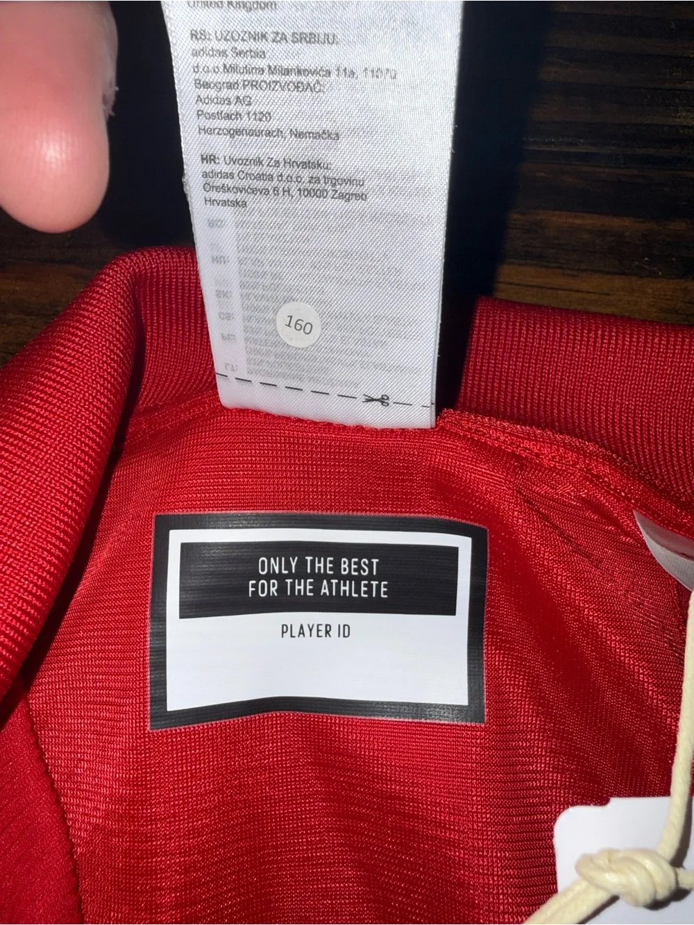 Adidas Ottoman Nebraska red polo shirt